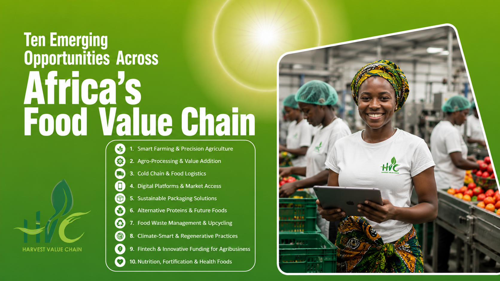 Ten Emerging Opportunities Across Africa’s Food Value Chain